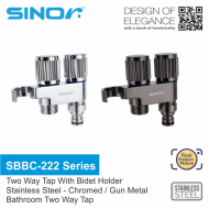 Sinor SBBC-222 Series Two Way Tap With Bidet Holder